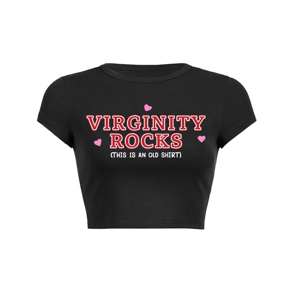 Camiseta para bebés Virginity Rocks Y2K 