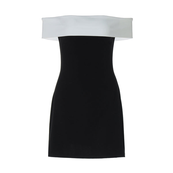 Off shoulder backless tube mini dress