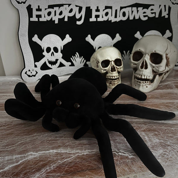 Black Spider Plush Toy