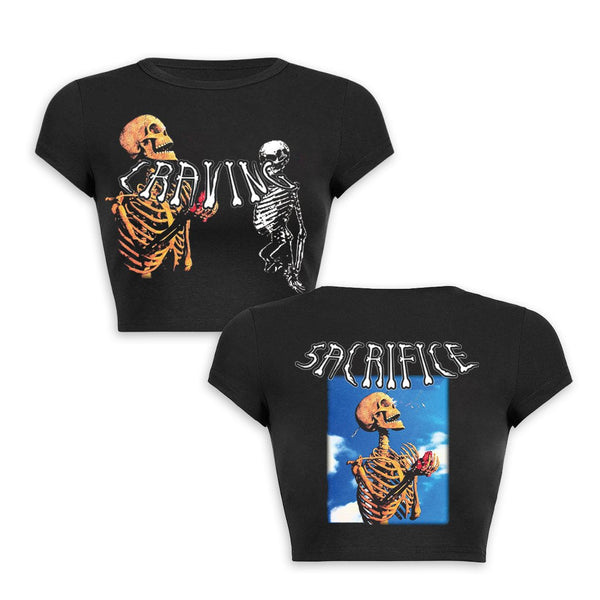 Craving Sacrifice Crop Top Baby Tee