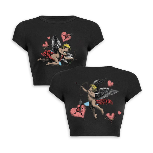 Cupid's Arrow Crop Top Baby Tee