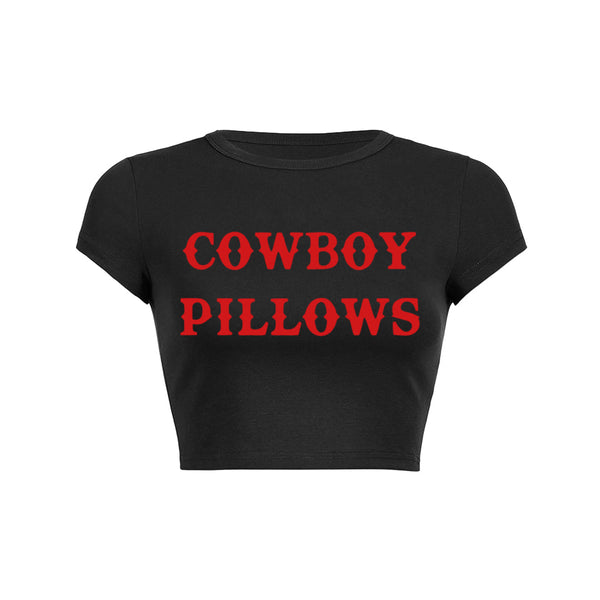 Camiseta con top corto Cowboy Pillows Y2K 