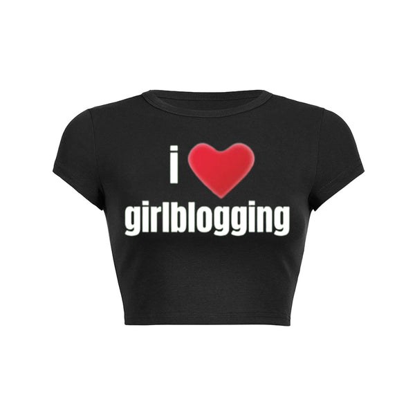 I Love Girlblogging ベビーTシャツ