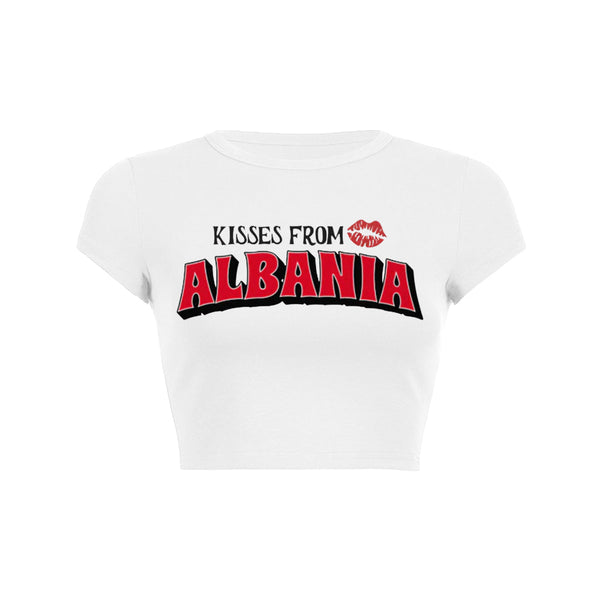 Camiseta bebé Besos desde Albania 1 