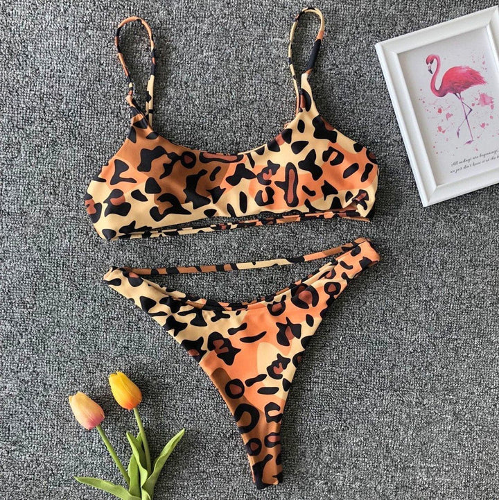 Hollow out bikini - Halibuy